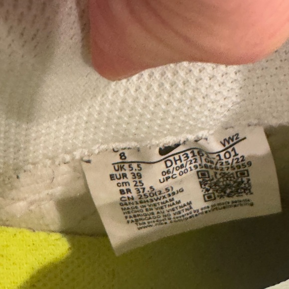 Nike Court Legacy Next Nature Women's White Shoes Size 8 - Picture 6 of 6